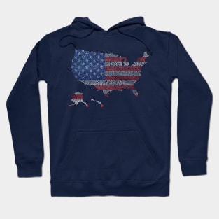 USA American Flag Patriotic For US United States Pride Hoodie